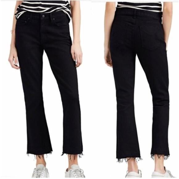 Derek Lam Gia Mid Rise Cropped Flare Jeans NWT - Picture 2 of 6